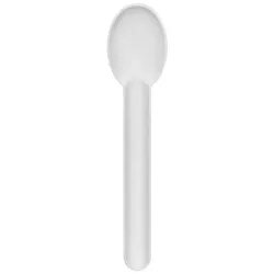 MONOUSO - Löffel aus Zuckerrohr Weiß 16cm (50 Stück)