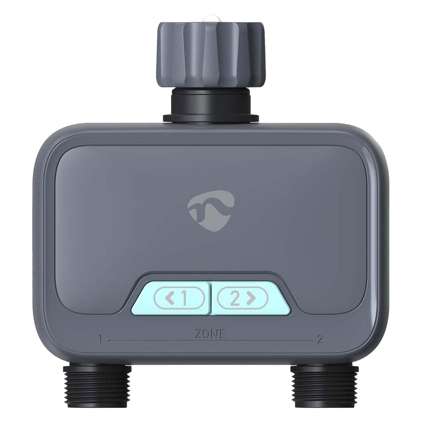 Nedis SmartLife Intelligente Wassersteuerung Bluetooth | Batteriebetrieben | IP54 | Max. Wasserdruc (Bewässerungscomputer) (BTWV20GY)
