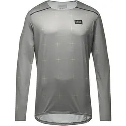 GORE WEAR Herren Contest Langärmeliges Shirt Herren, Größe L in Grau Grau