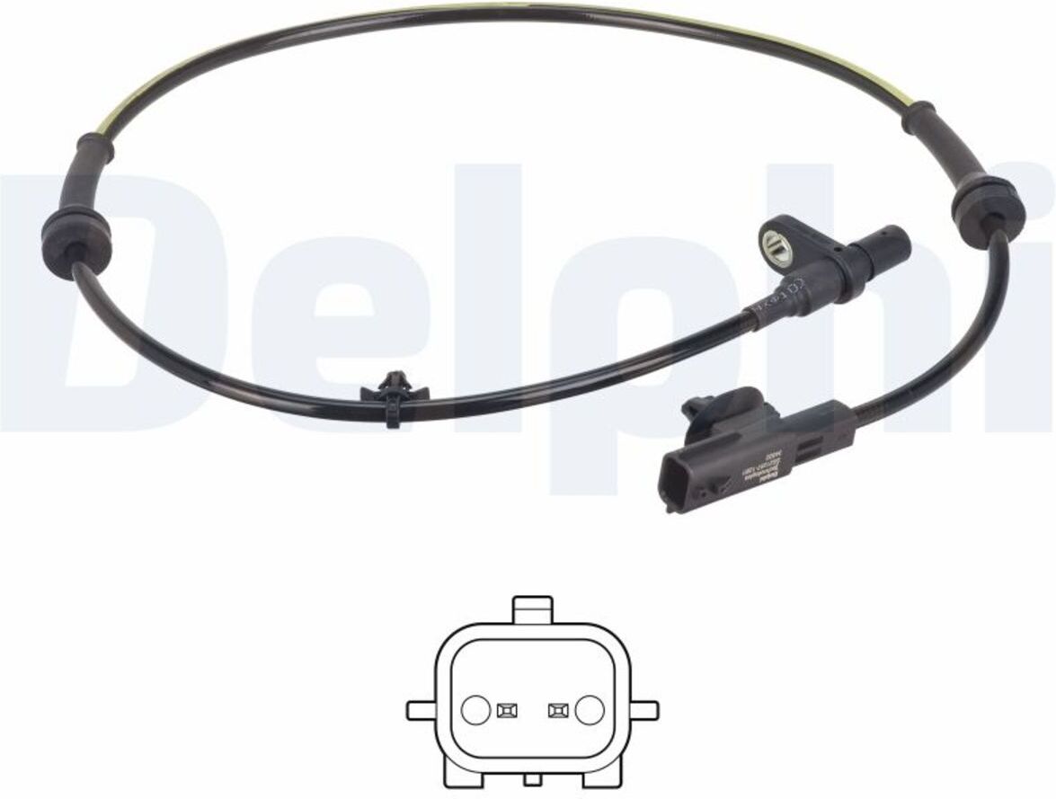 Sensor, Raddrehzahl DELPHI SS21257-12B1