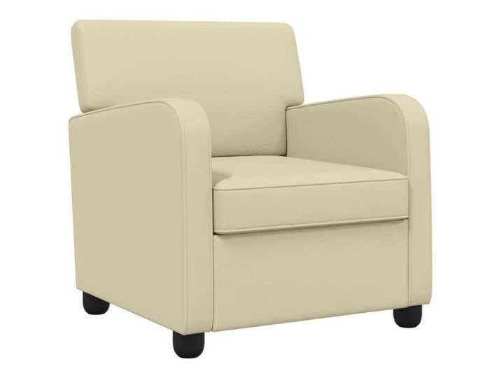 Mode Fauteuil Crème Simili cuir - Pour adulte ou enfant - Poids maximal: 110 kg/siège_14172