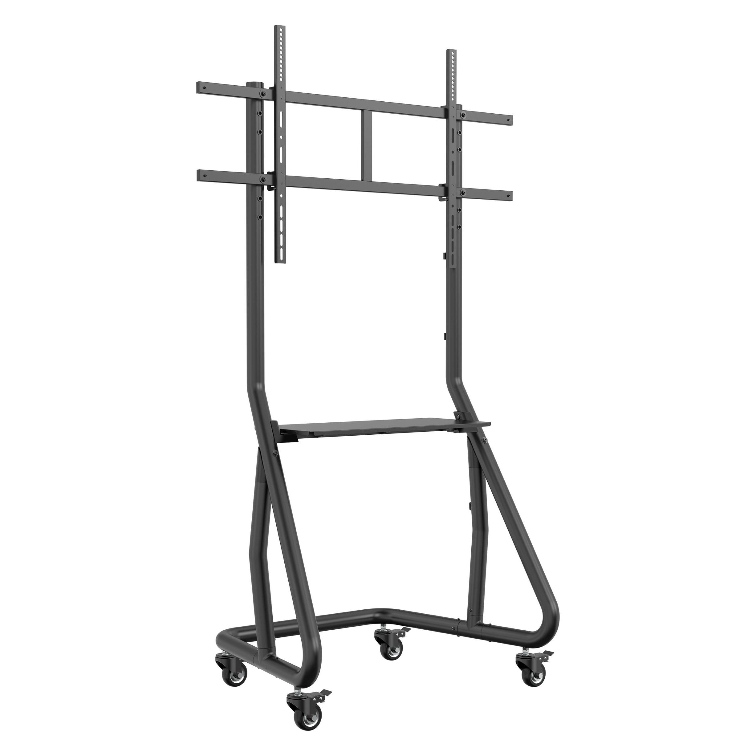 equip TV-Wagen 60"-105"/100kg 1TFT mit Höhenverstellung grau (100 kg, 60" - 105") (650609)