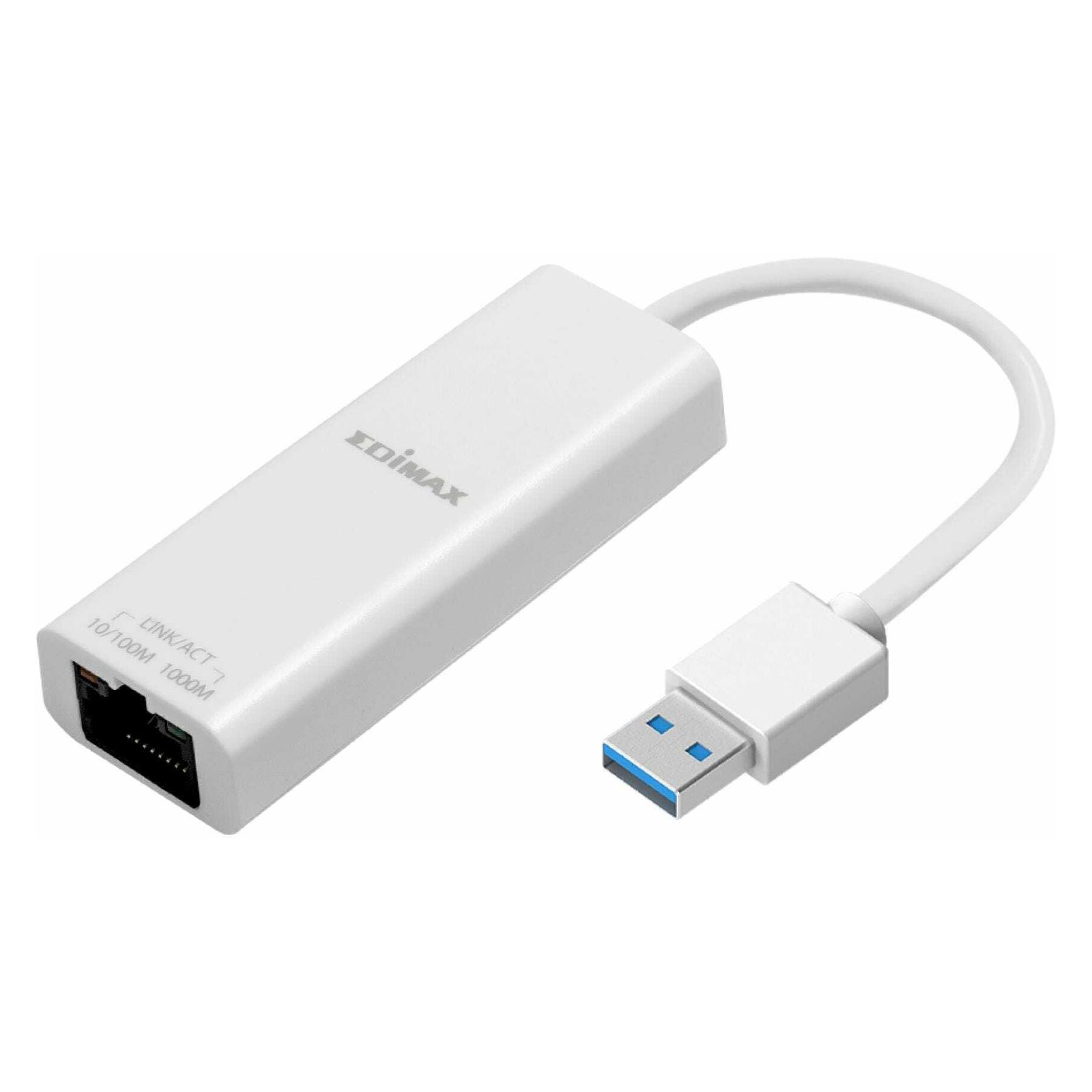 edimax EU-4306 V2 Netzwerkadapter 1 GBit/s USB 3.2 Gen 1 (USB 3.0) (USB 3.2, RJ45 (1x)) (EU-4306 V2)
