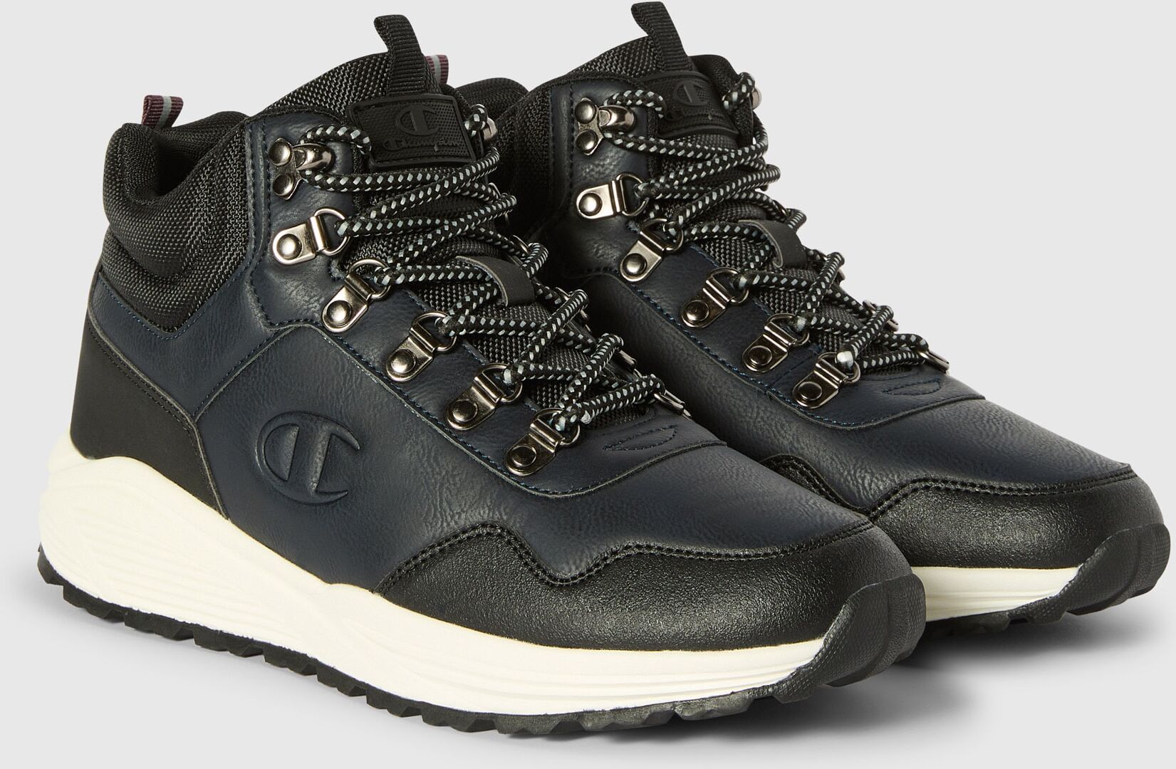 Sneakerboots CHAMPION "CLIMB RX MID", Herren, Gr. 45, schwarz (nny, win, natl), Synthetik, Schuhe Sneakerboots, Winterschuhe, Schnürboots, Winterboots nny, win, natl 45