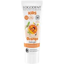 Kids Zahngel - Funny Orange 0-6 Jahre ohne Fluorid 75ml
