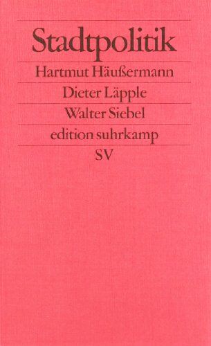 Hartmut Häußermann - Stadtpolitik (edition suhrkamp) - Preis vom 12.10.2026 11:37:12 h