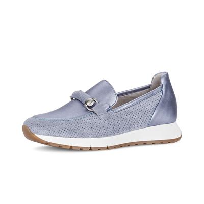 Slipper GABOR "Slipper", Damen, Gr. 37,5, blau, Schuhe Slipper