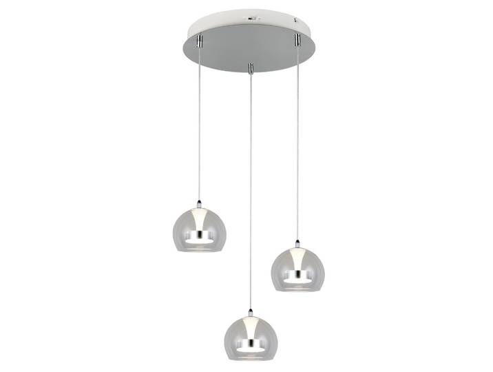 Suspension à variateur design LED Flynt 3 lampes