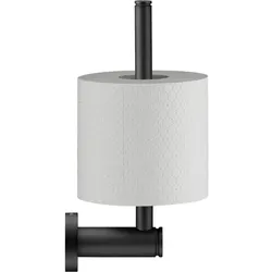 Duravit D-Code Ersatzrollenhalter Toilettenpapier 0099154600 Schwarz Matt, 60x220 mm