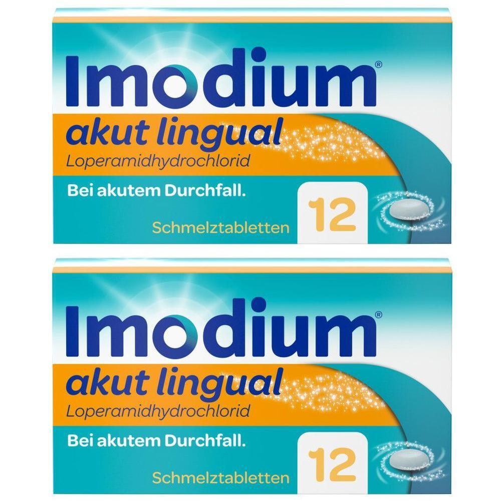 Imodium akut lingual Schmelztabletten x2 2x12 St