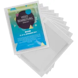 EICHNER Dokumentenhüllen selbstklebend A5 transparent