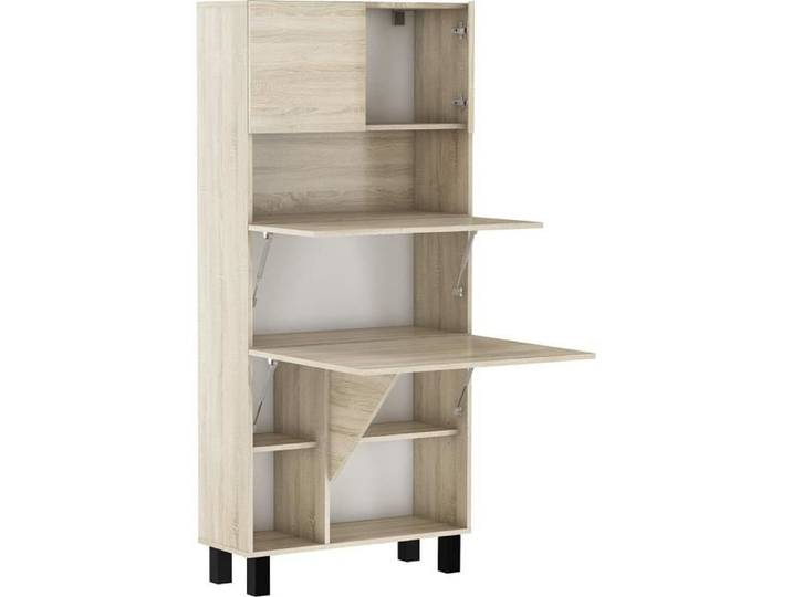 Support de Bureau Pliable HOMI Domestique Ordinateur Pliant Chêne Sonoma