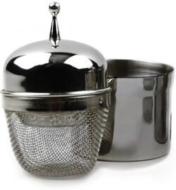 rsvp 0.5-Cup Stainless Steel Mesh Floating Infuser - Large Mesh Floating Infuser, 1/2-Cup Capacity