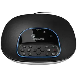 Logitech Group, Konferenzgerät, Schwarz, Silber