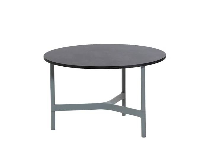 Cane-line Twist Couchtisch medium Ø70 cm Dark Grey-Light Grey