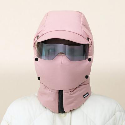 Winddichte Wintermaske mit vollständiger Abdeckung für Outdoor-Aktivitäten wie Radfahren, Skifahren und Skifahren. Die Mütze ist mit einem glasfleecegefütterten Ohrenklappen ausgestattet und eignet