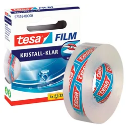 tesa Klebefilm 15 mm  x 33 m kristall-klar
