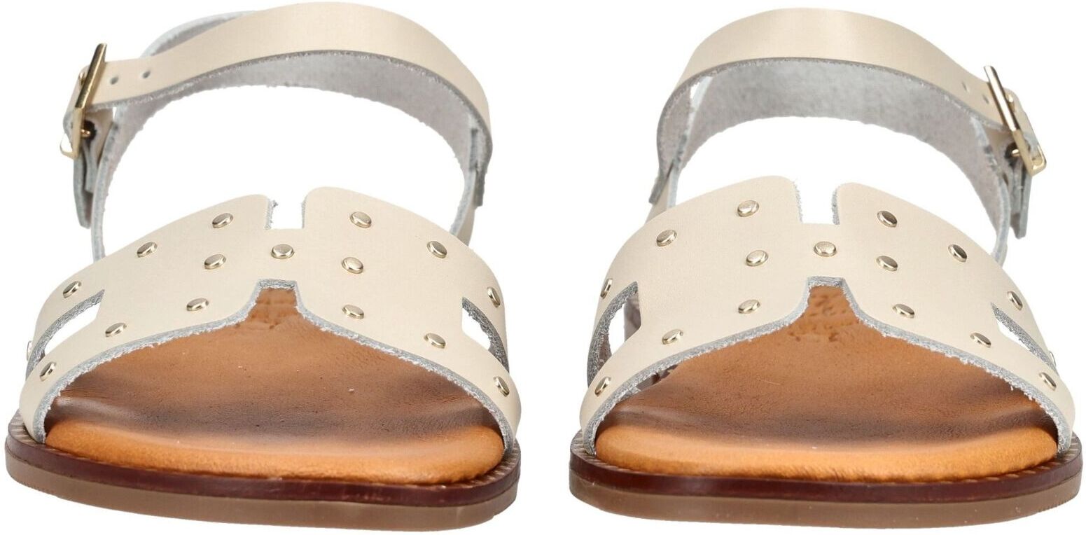 Oh! My Sandals Riemchensandale OH MY SANDALS "Oh My Sandals Sandalen Leder", Damen, Gr. 38, beige (hellbeige), Leder, Schuhe Riemchensandale