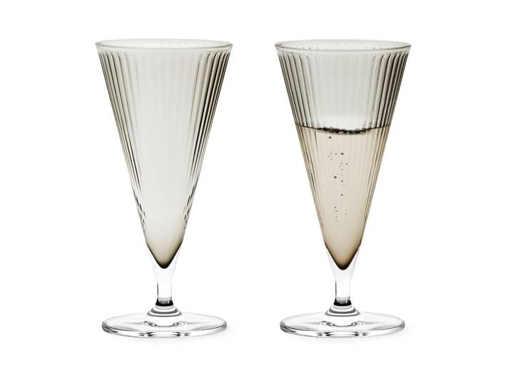 Rosendahl Grand Cru Nouveau verre à champagne 20 cl lot de 2 Smoke