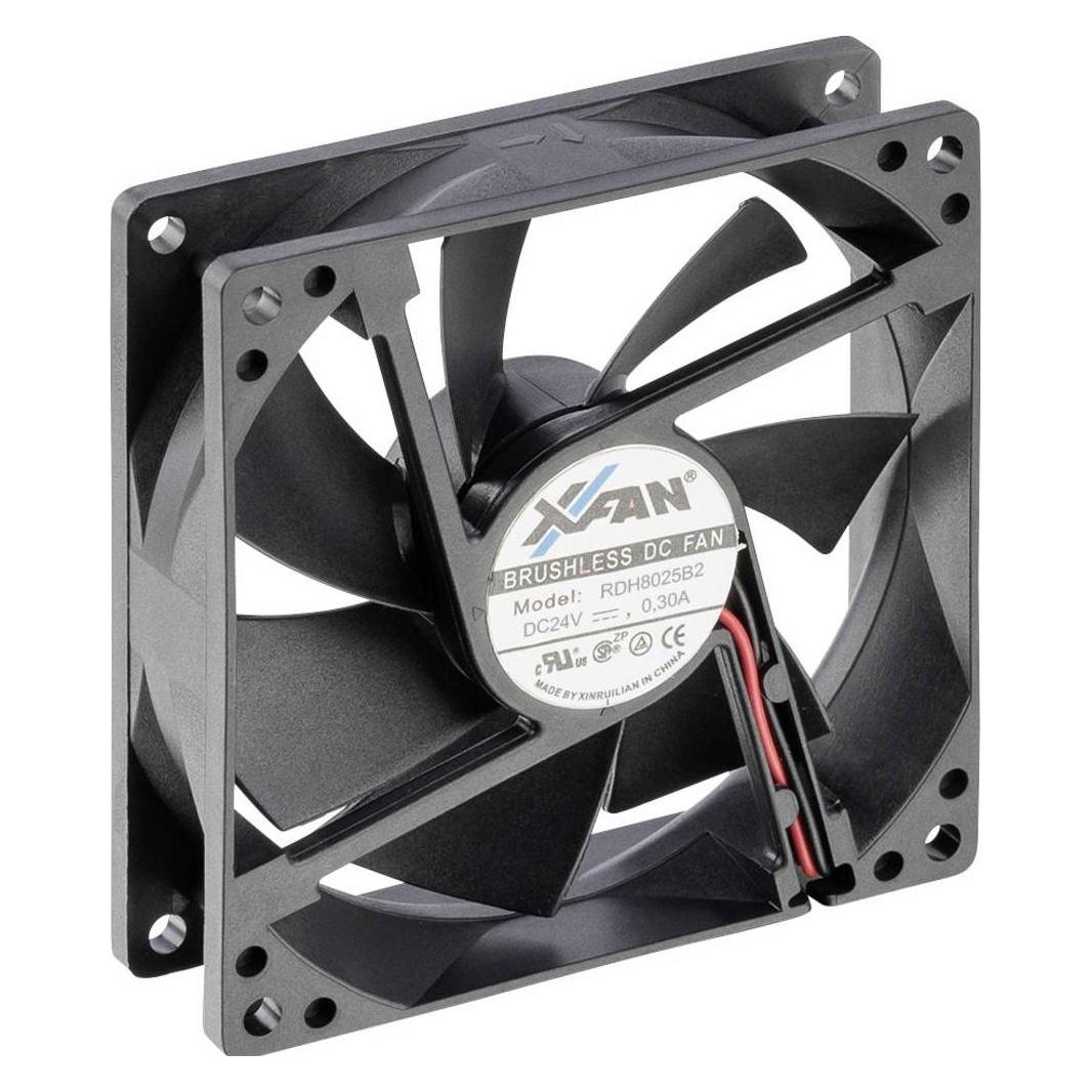 X-Fan X Fan lüfter RDH8025B 24 V/DC (80 mm, 1x) (RDH8025B2 24V)