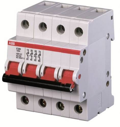 ABB 2CDE284001R0040 E204/40R Lasttrennschalter 4polig