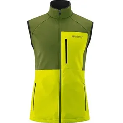 MAIER SPORTS Herren Weste Venabu Softshellweste, Größe 50 in Gelb Gelb