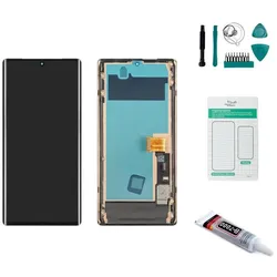 Kaputt.de Google Pixel 6 Pro Display - Set (Display, Google Pixel 6 Pro), Mobilgerät Ersatzteile, Schwarz
