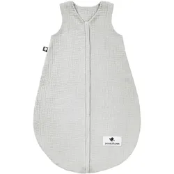 Julius Zöllner Sommerschlafsack Musselin Sommertraum 0.5 TOG, grau, 80