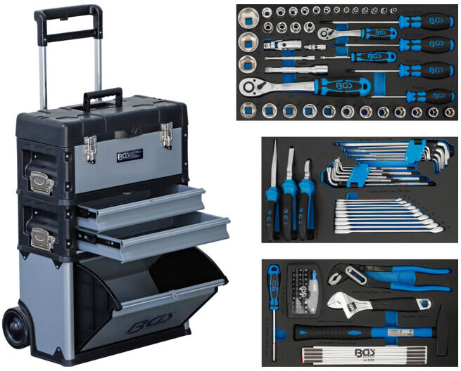 BGS Chariot de montage mobile avec 111 outils ; BGS technic (15506)