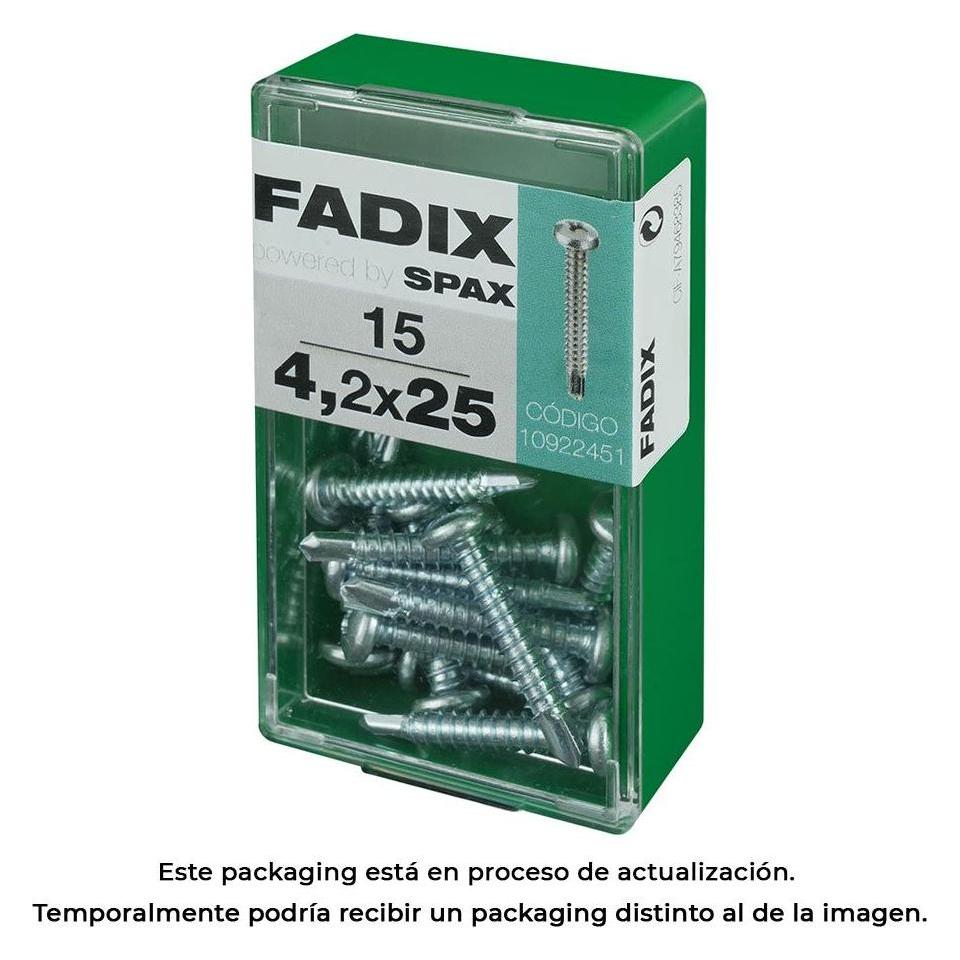 Fadix Box s 15 Stück. Schraube mit Gewinde Blech cr autot. 4,2x25mm (15 Stk., 25 mm) (49436157)