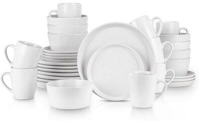 Stone Lain Albie Glaze Stoneware Round Dinnerware Set