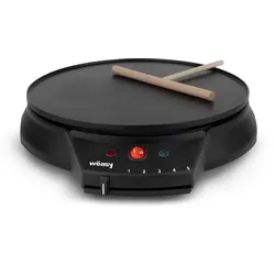 Wëasy GOO30 Crepes-Maker / 30cm Durchmesser / 5 Wärmestufen / inklusive Teigverteiler / 1000 W / schwarz