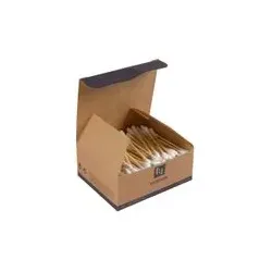 Bamboo Wattestäbchen 7,5 cm | 200 Stück | Nachhaltige Hygienestäbchen aus Bambus & Baumwolle