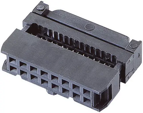 BKL Electronic 10120117Pfosten-Steckverbinder mit Zugentlastung Rastermaß: 2.54mm Polzahl Gesamt: 40 Anzahl Reihen: 2
