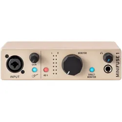 Arturia MiniFuse 1 Champagne (USB), Audio Interface, Gold