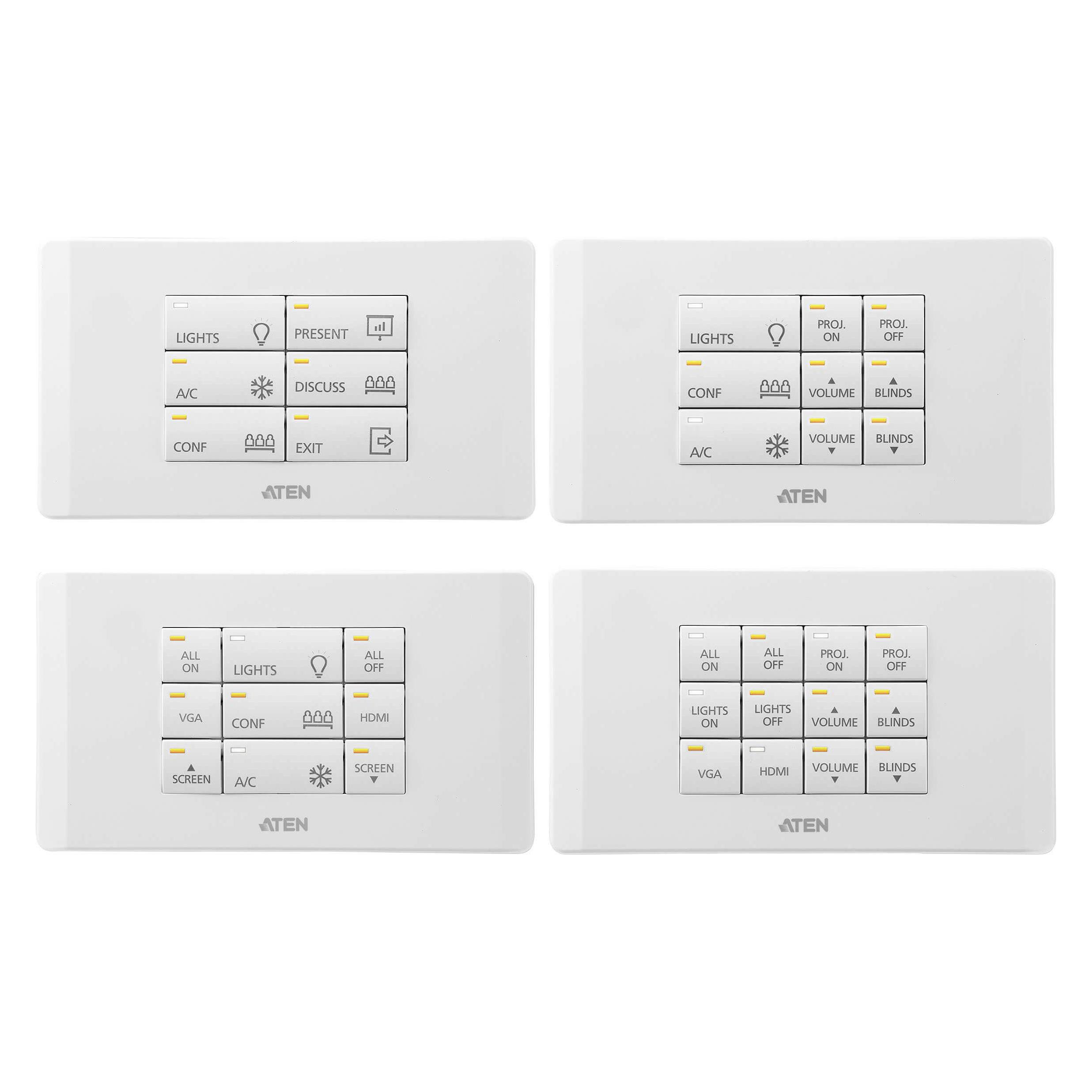 Aten 12-button Keypad (EU, 2 Gang) (VK112EUTTK-AT)