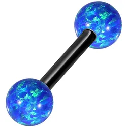 Chirurgenstahl Barbell SYNTHETISCHE OPALE