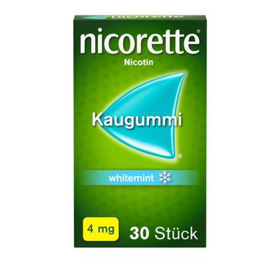 Nicorette Kaugummi 4 mg whitemint 30 St