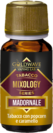 Goldwave Madornale Mixology Aroma Concentrato 10ml Tabacco Pop Corn Caramello