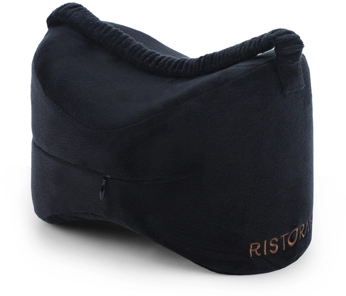 Ristorah Ergonomisch Kniekussen - Memory Foam Orthopedisch Kniekussen met Band voor Houdingscorrectie - Zwart