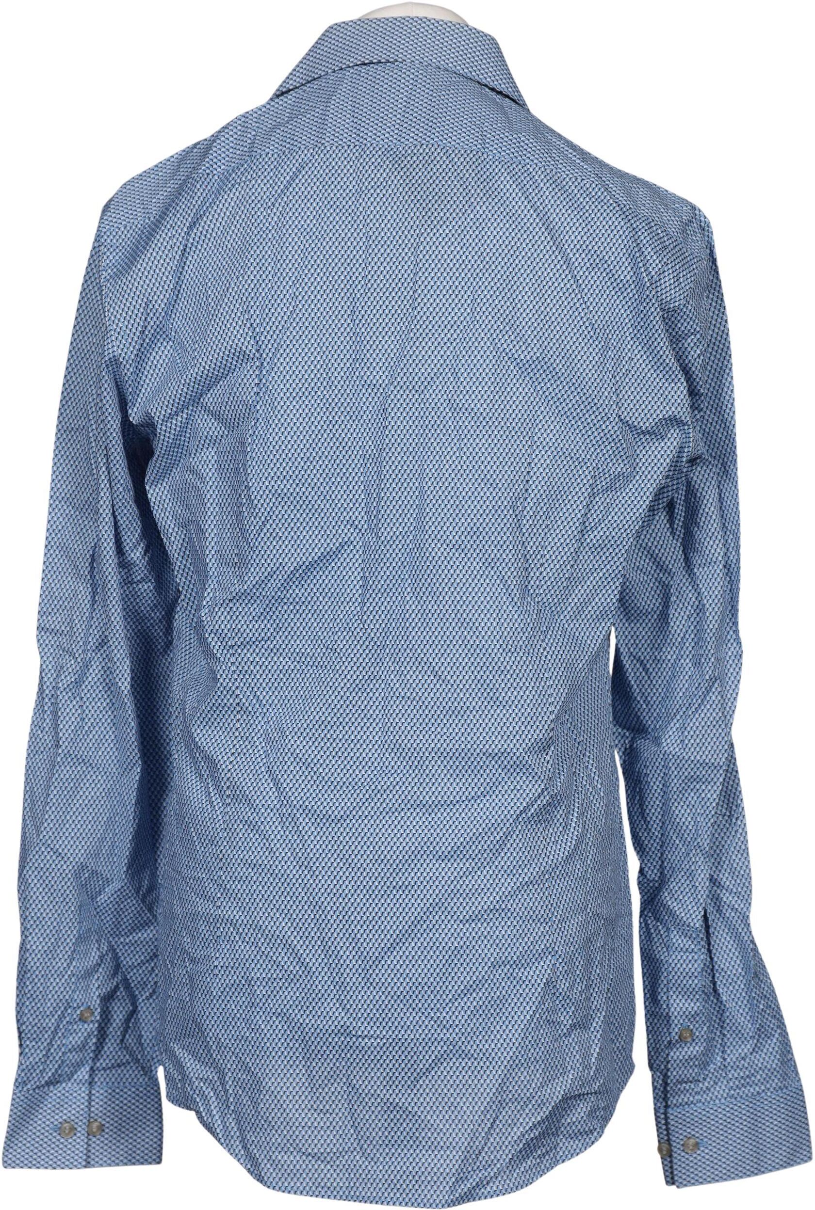 Calvin Klein Herren Hemd, Hellblau, Gr. 40, Baumwolle - Second Hand