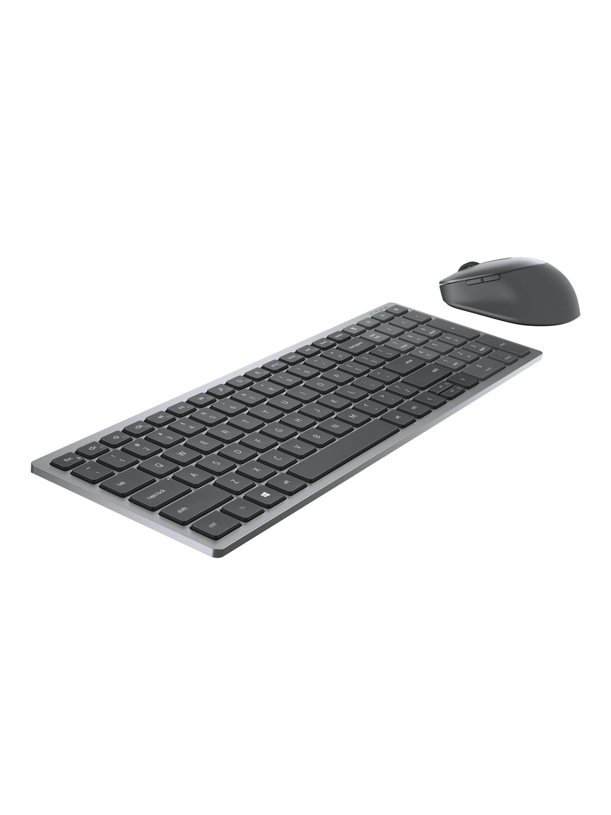 Dell Wireless Keyboard and Mouse - Tastatur & Maus Set - Deutsch - Grau