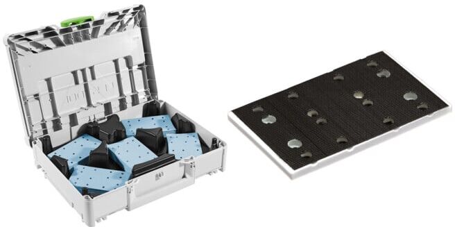 Set Festool Schleifmittel-Systainer³ SYS-STF 80X133 Granat + Schleifschuh