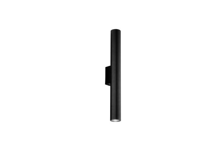 Wandleuchte Luce Ambiente e Design, Schwarz, Metall, zylindrisch, 50 cm, gleichmäßige Lichtverteilung, Lampen & Leuchten, Innenbeleuchtung, Spots & Strahler, Wandstrahler