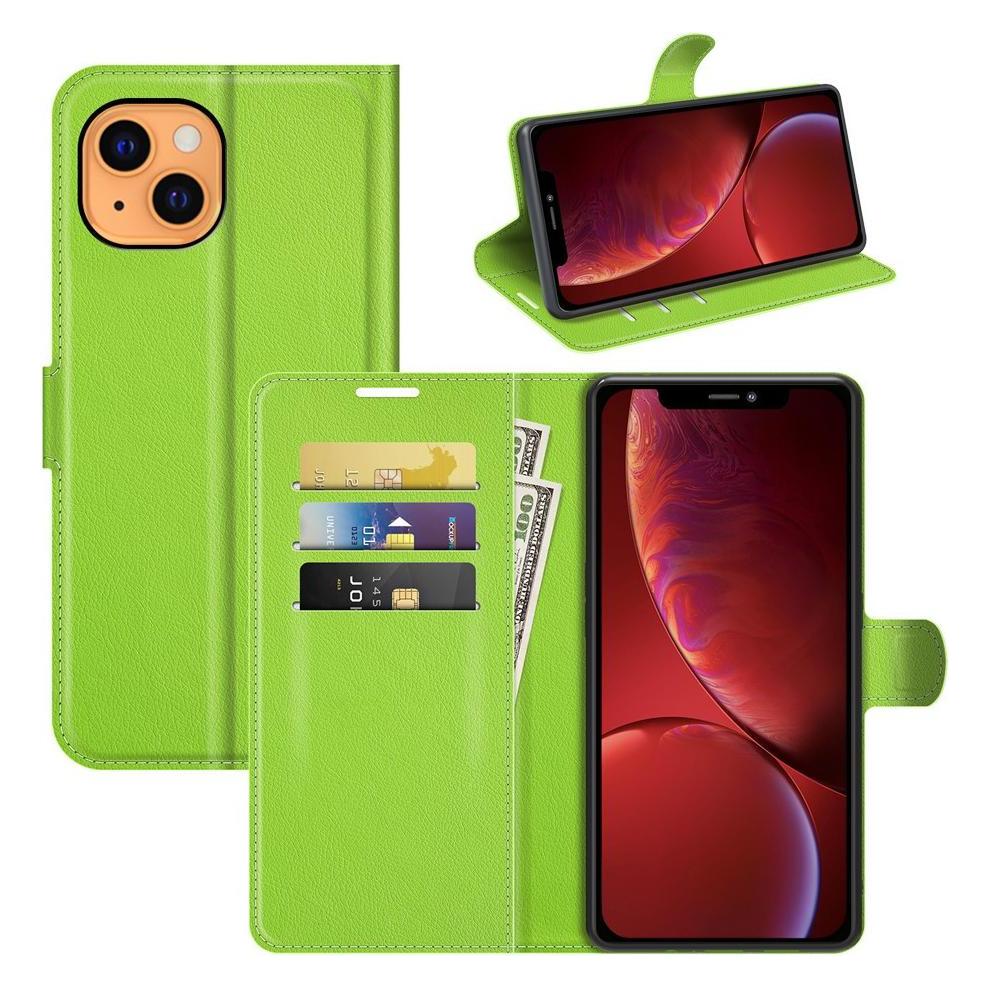 Cover-Discount iPhone 13 mini - Leder Etui Hülle grün (Apple iPhone 13 mini) (101127190G)