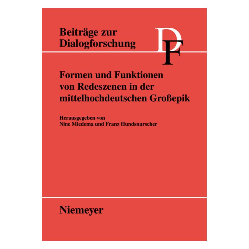 De Gruyter Formen und Funktionen von Redeszenen (Deutsch, 2007) (61510856)