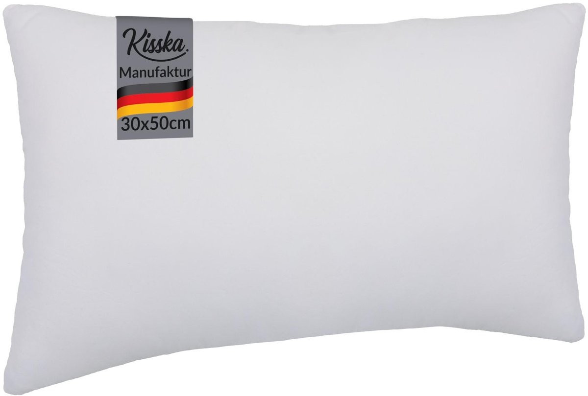 Dailygoods Kussenvulling met ritssluiting, Polyester, 30 x 50 cm, Wasbaar en Geschikt voor stofallergieën