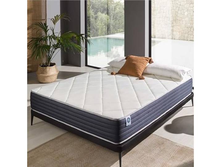 Naturalex - Supervisco - Matratze 140x190 cm Kaltschaummatratze - HR-Technologie Extra Komfort Exzellente H5-Unterstützung - Blue Latex Multischicht 7 Zonen