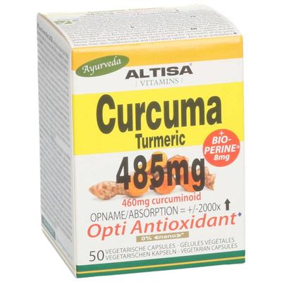 Altisa Curcuma + Piperine 485 mg 50 St Kapseln