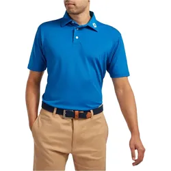FootJoy Polo Stretch Pique, blau